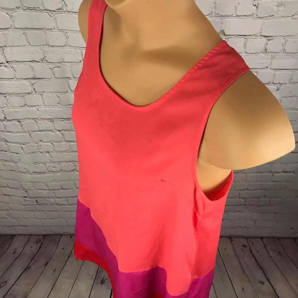 My Story Color Block Sleeveless Dress Medium Size